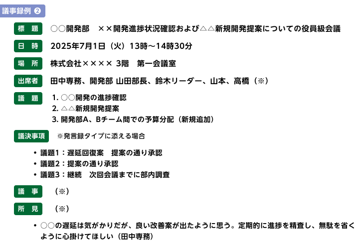 議事録 取り方の基本と実践方法